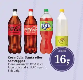 Dagli'Brugsen Coca-Cola, Fanta eller Schweppes tilbud