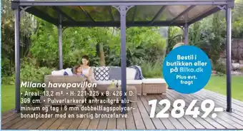 Bilka Havepavillon tilbud