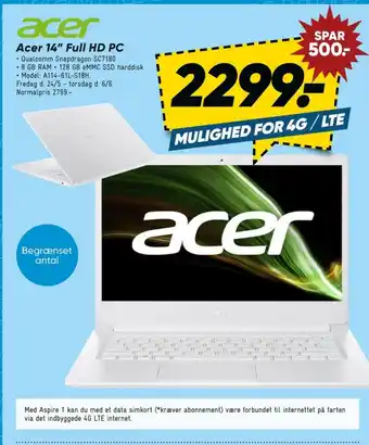 Bilka Bærbar PC tilbud