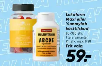 Bilka Vitaminer tilbud