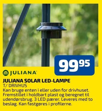 Davidsen Juliana solar led-lampe tilbud