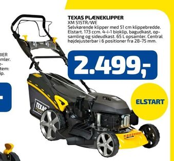 Davidsen Texas plæneklipper tilbud
