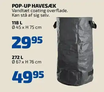 Pop-up havesæk