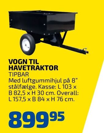 Vogn til havetraktor
