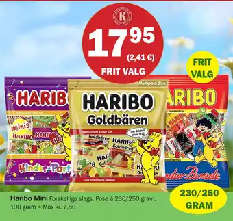 Købmandsgården Haribo Mini tilbud