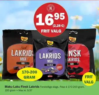 Maku Laku Finsk Lakrids
