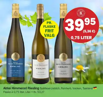 Købmandsgården Abtei Himmerod Riesling tilbud