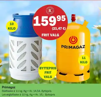Købmandsgården Primagaz tilbud