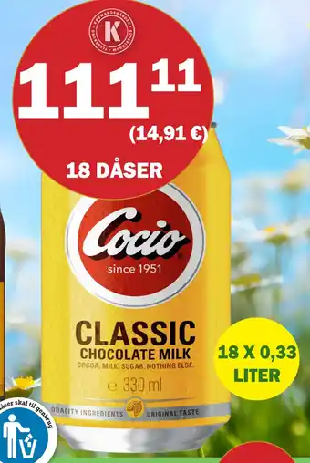 Købmandsgården Cocio Classic dåser tilbud