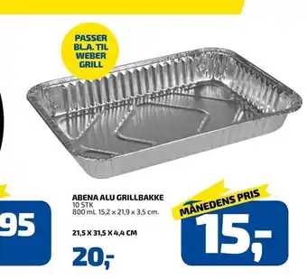 Davidsen Abena alu grillbakke tilbud