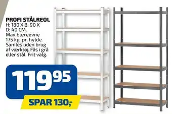 Profi stålreol