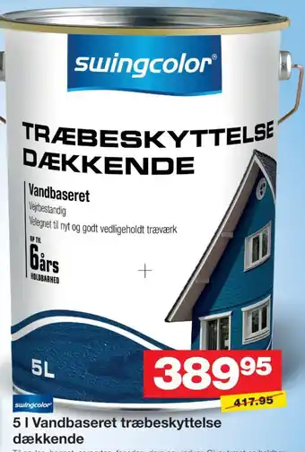 5 l. Vandbaseret træbeskyttelse dækkende
