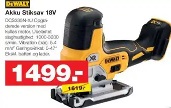 Bauhaus Akku Stiksav 18V tilbud