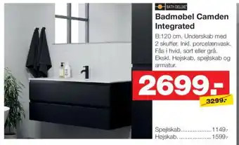 Bauhaus Badmøbel Camden Integrated tilbud