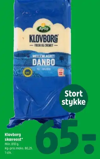 Coop 365 Klovborg skæreost tilbud