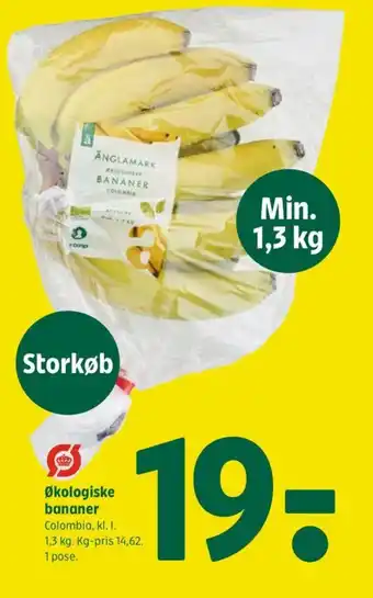 Coop 365 Økologiske bananer tilbud