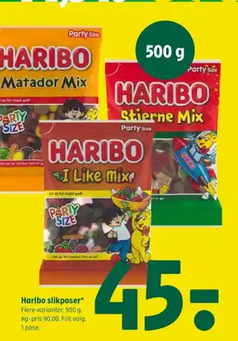 Coop 365 Haribo slikposer tilbud
