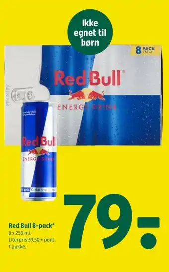 Coop 365 Red Bull 8-pack tilbud