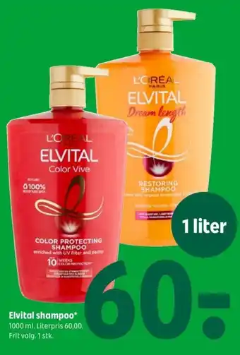 Coop 365 Elvital shampoo tilbud