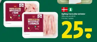 Coop 365 Kylling i tern eller strimler tilbud