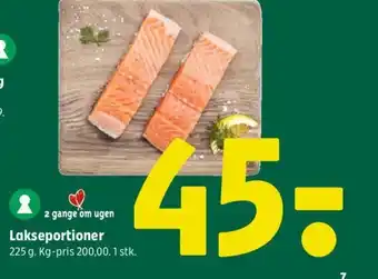 Coop 365 Lakseportioner tilbud