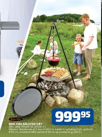 Bon-fire bålsted sæt