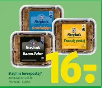 Coop 365 Stryhns leverpostej tilbud