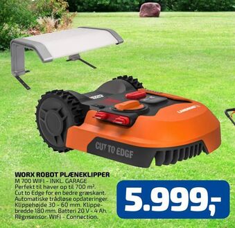Davidsen Worx robot plæneklipper tilbud