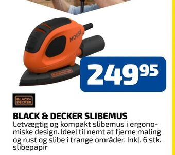 Davidsen Black & decker slibemus tilbud