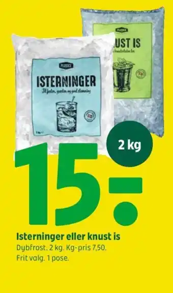 Coop 365 Isterninger eller knust is tilbud