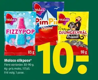 Coop 365 Malaco slikpose tilbud