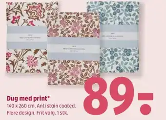 Coop 365 Dug med print tilbud