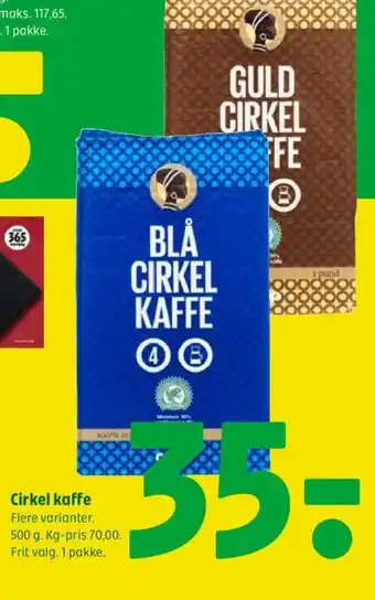 Coop 365 Cirkel kaffe tilbud