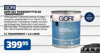 Davidsen Gori 502 træbeskyttelse transparent tilbud