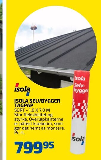 Isola selvbygger tagpap