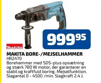 Davidsen Makita bore-/mejselhammer tilbud