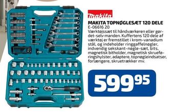 Makita topnøglesæt 120 dele