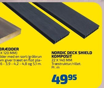 Nordic deck shield komposit