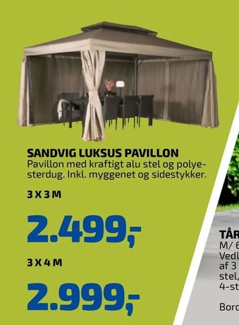 Davidsen Sandvig luksus pavillon tilbud