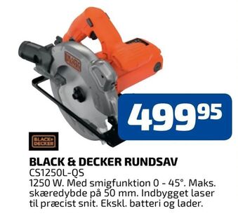 Davidsen Black & decker rundsav tilbud