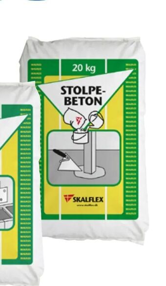Davidsen Skalflex stolpebeton tilbud