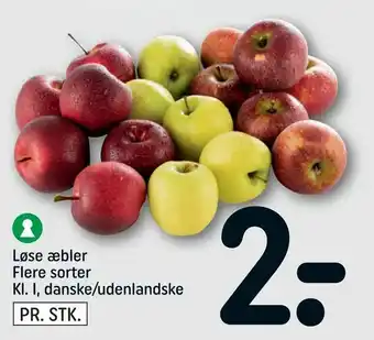 REMA 1000 Løse æbler Flere sorter Kl. I, danske/udenlandske tilbud