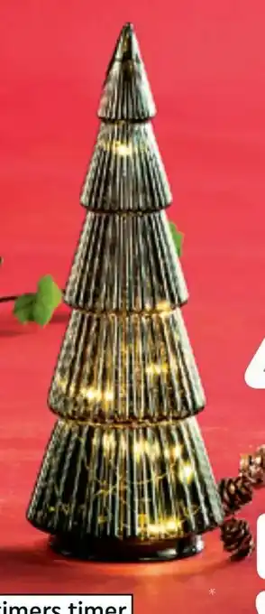 REMA 1000 Glas juletræ med LED tilbud