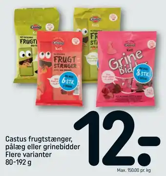 REMA 1000 Castus frugtstænger, pålæg eller grinebidder tilbud