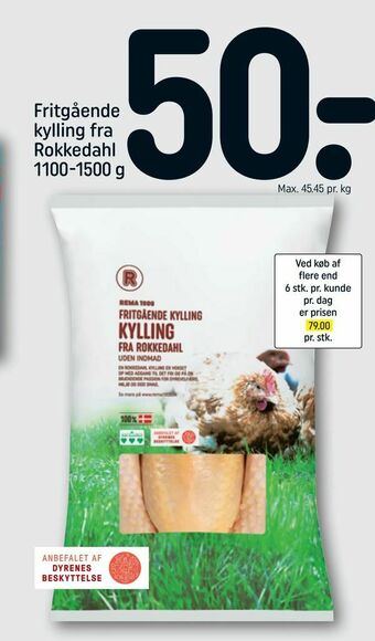 REMA 1000 Fritgående kylling fra Rokkedahl tilbud