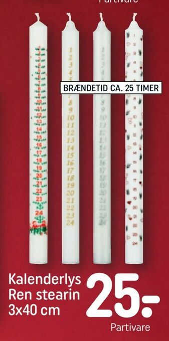 REMA 1000 Kalenderlys tilbud