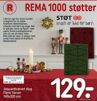 REMA 1000 Jaquardvævet dug tilbud