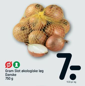 REMA 1000 Gram Slot økologiske løg Danske tilbud