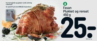 REMA 1000 Fasan Plukket og renset tilbud