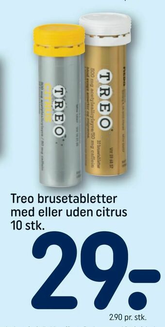 REMA 1000 Treo brusetabletter med eller uden citrus tilbud